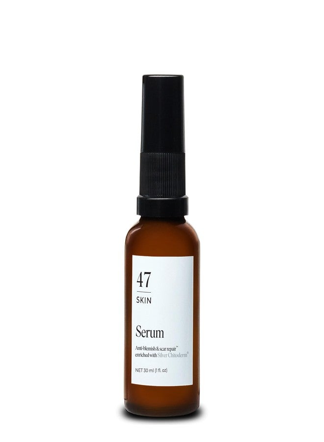 47 Skin 47 سيروم مرطب للوجه لعلاج حب الشباب والندبات، سيروم مضاد للعيوب وإصلاح الندبات، علاج للعناية بالبشرة مع شيليتوديرم - مرطب للبشرة الناعمة (1.01 أونصة) - Image 1